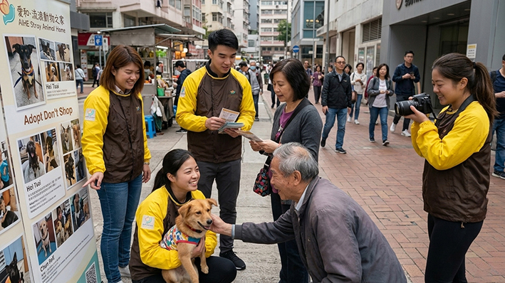 中心首次灣仔街站宣傳日 街坊反應超出預期